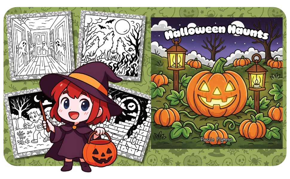 Sample page 1 from Halloween Haunts