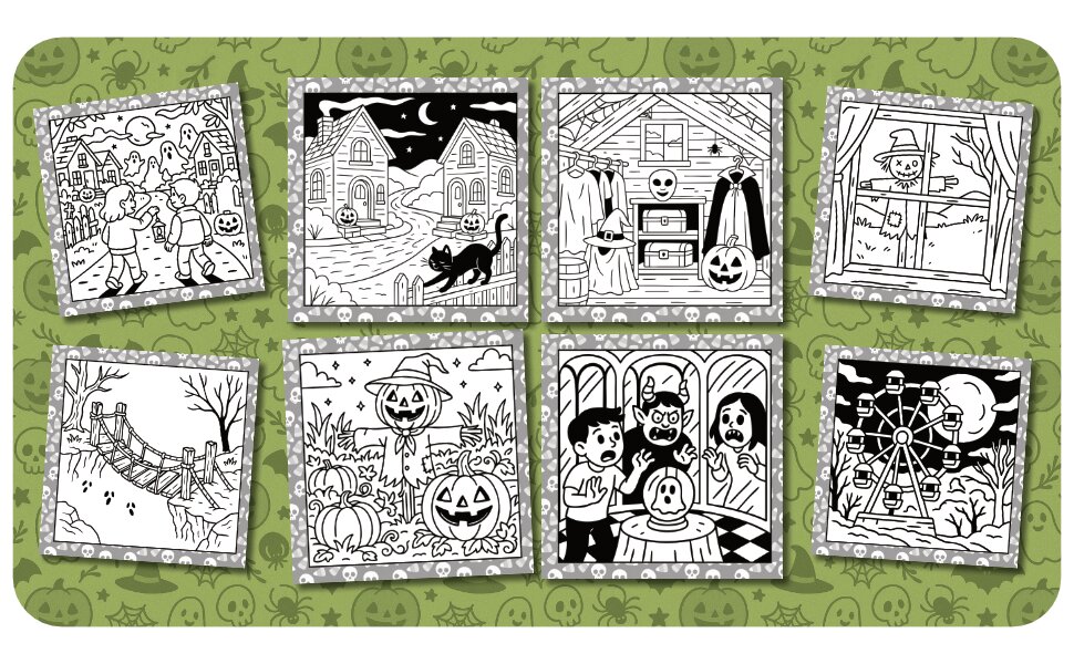 Sample page 2 from Halloween Haunts