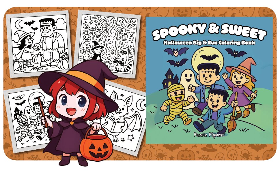 Sample page 1 from Spooky and Sweet