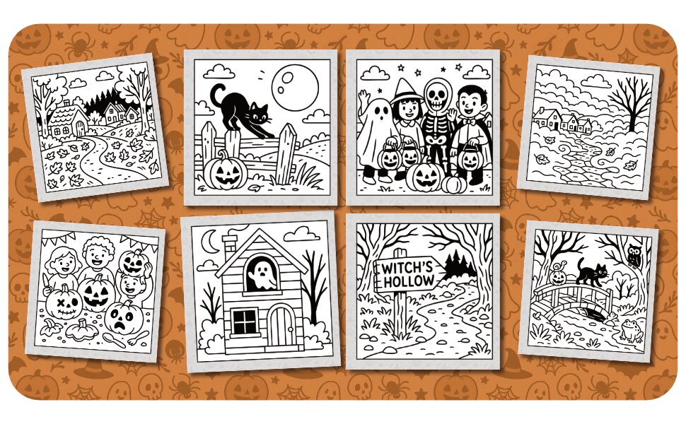 Sample page 3 from Spooky and Sweet