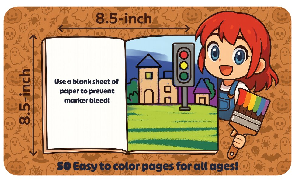 Sample page 2 from Spooky and Sweet