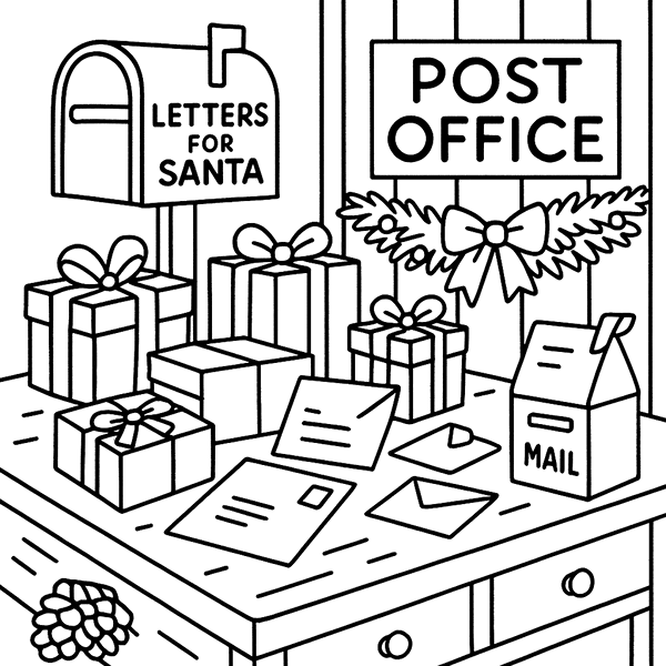 Christmas Cheer coloring page 3