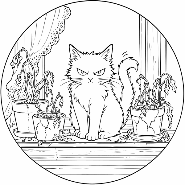 Coloring While Dead Inside coloring page 2