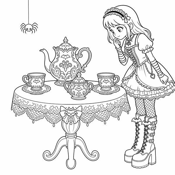 Coloring While Dead Inside coloring page 4