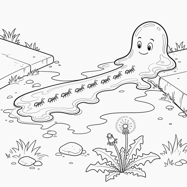 Punk Monster Kindness coloring page 2