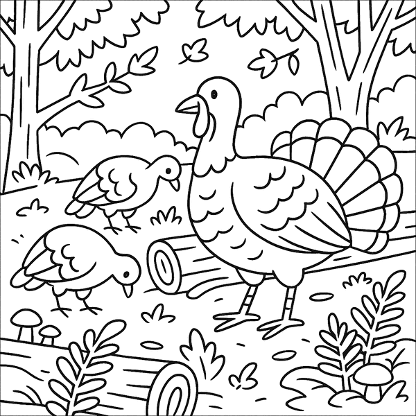 Thankful Harvest coloring page 4